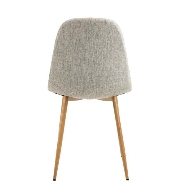 Krzesło Celia szare jasne/ naturalne - ACTONA